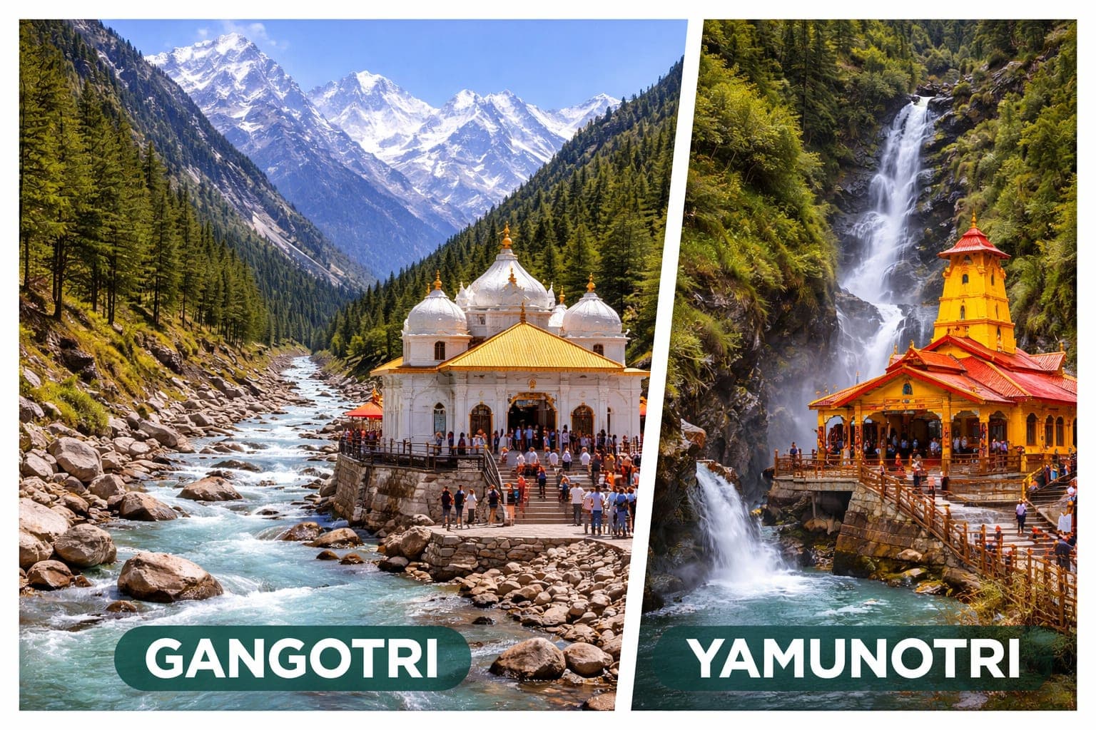 YUMUNOTRI AND GANGOTRI DARSHAN TOUR EX-HARIDWAR
