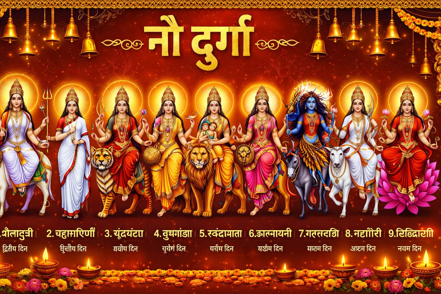 NAU DURGA TOUR PACKAGE EX DELHI WITH AMRITSAR