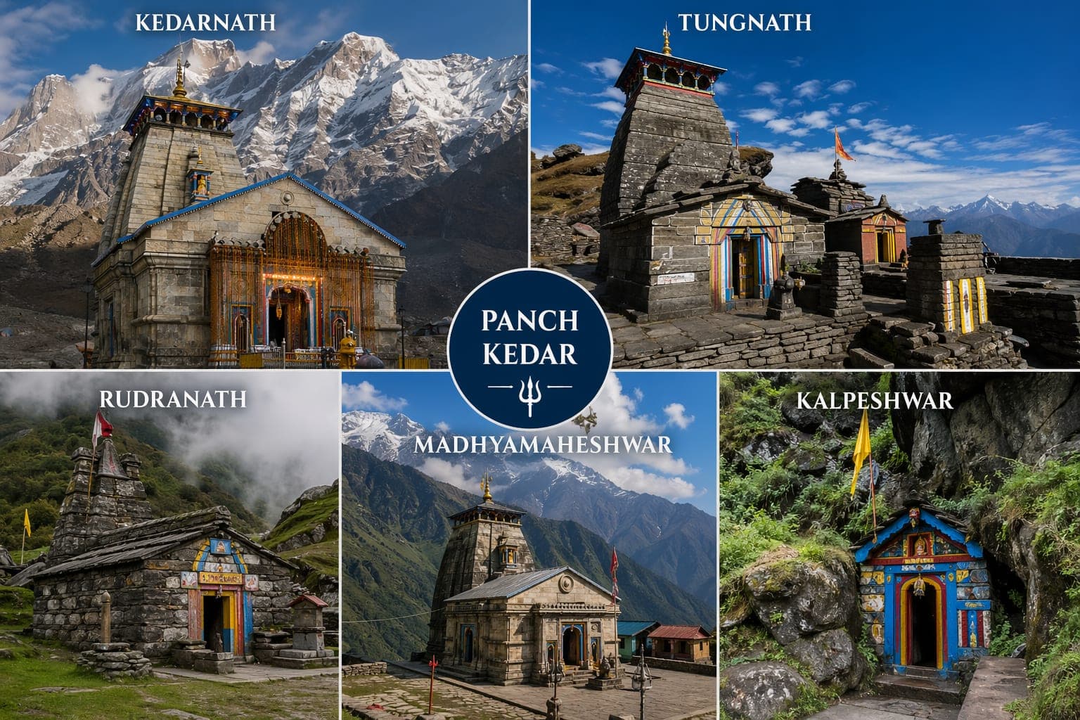 PANCH KEDAR DARSHAN TOUR EX- HARIDWAR