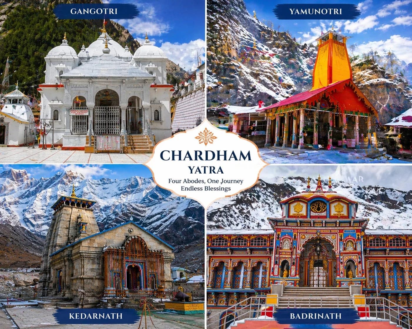 WINTER CHARDHAM YATRA TOUR PACKAGE EX-HARIDWAR