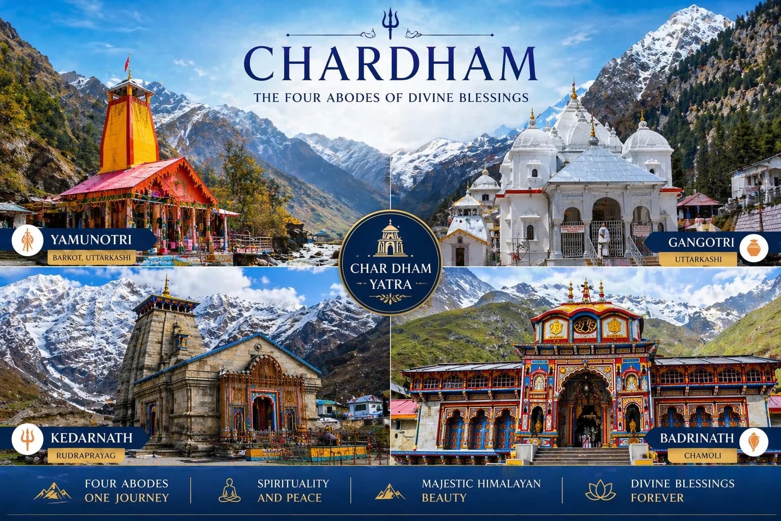 WINTER CHARDHAM YATRA TOUR PACKAGE EX-HARIDWAR