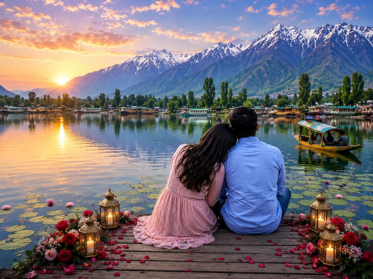 Kashmir with Manasbal Lake Honeymoon Package