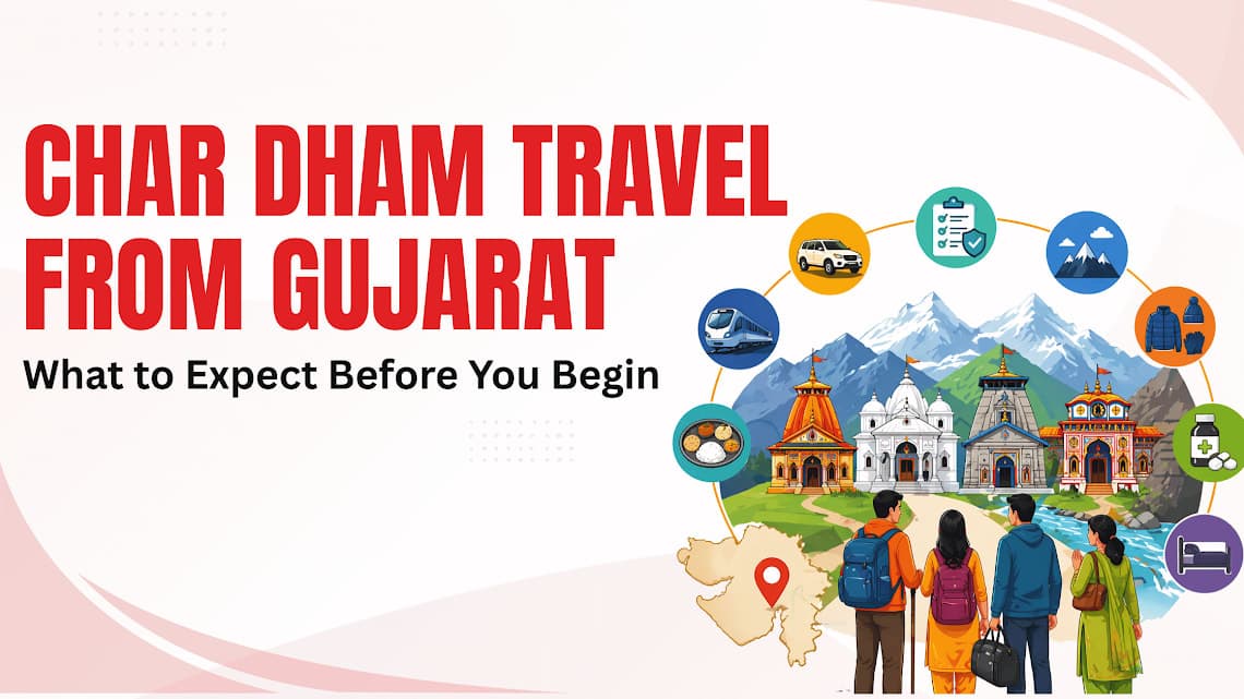 Char Dham Travel from Gujarat