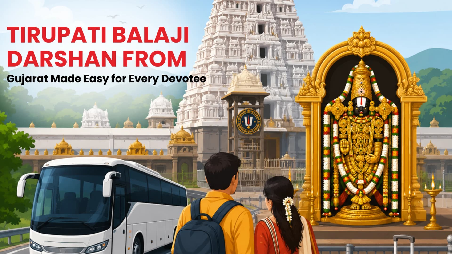 Tirupati Balaji Darshan from Gujarat