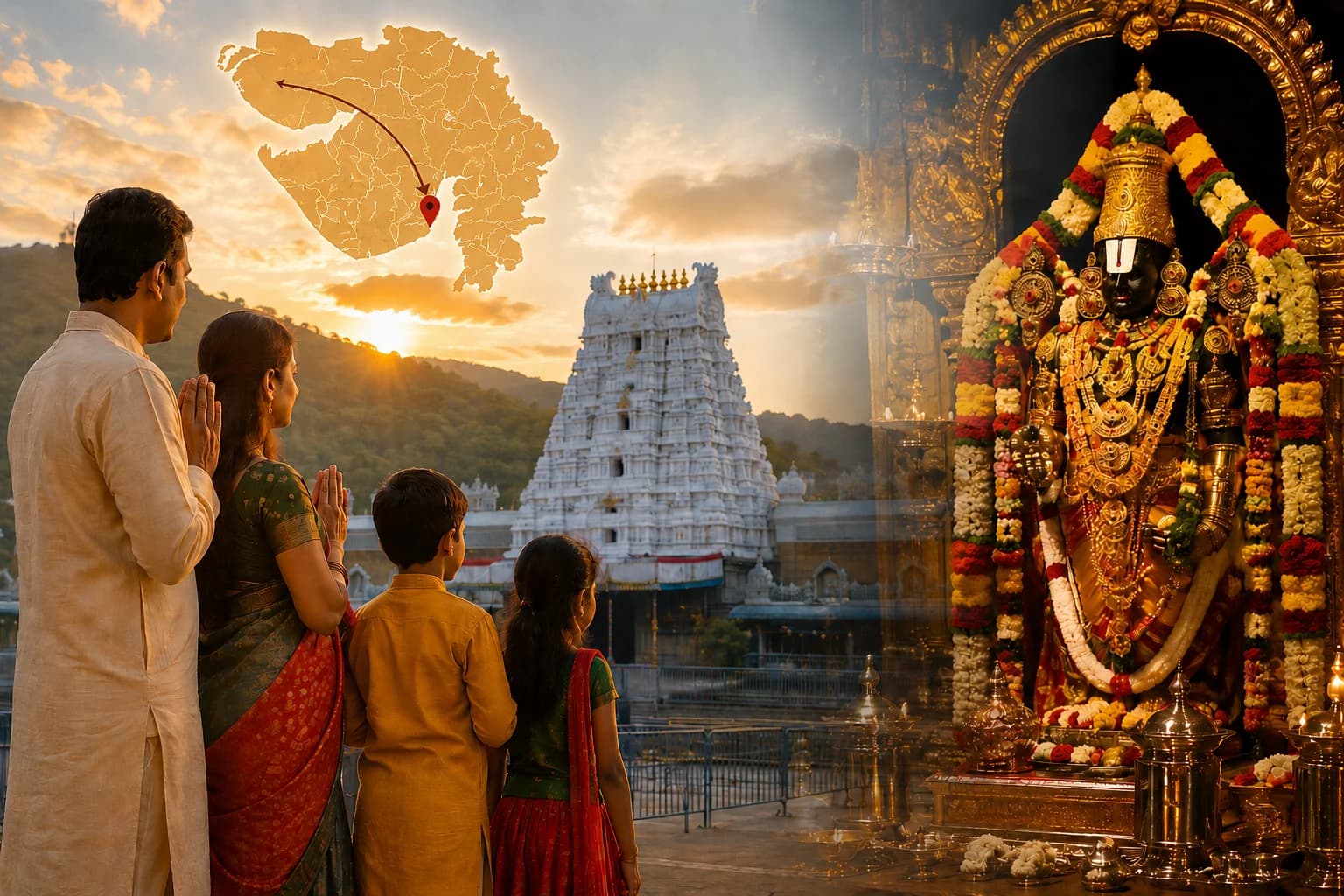 Start Your Spiritual Trip Right with Tirupati Balaji Online Booking from Gujarat - Travel Guide by Travel Murti