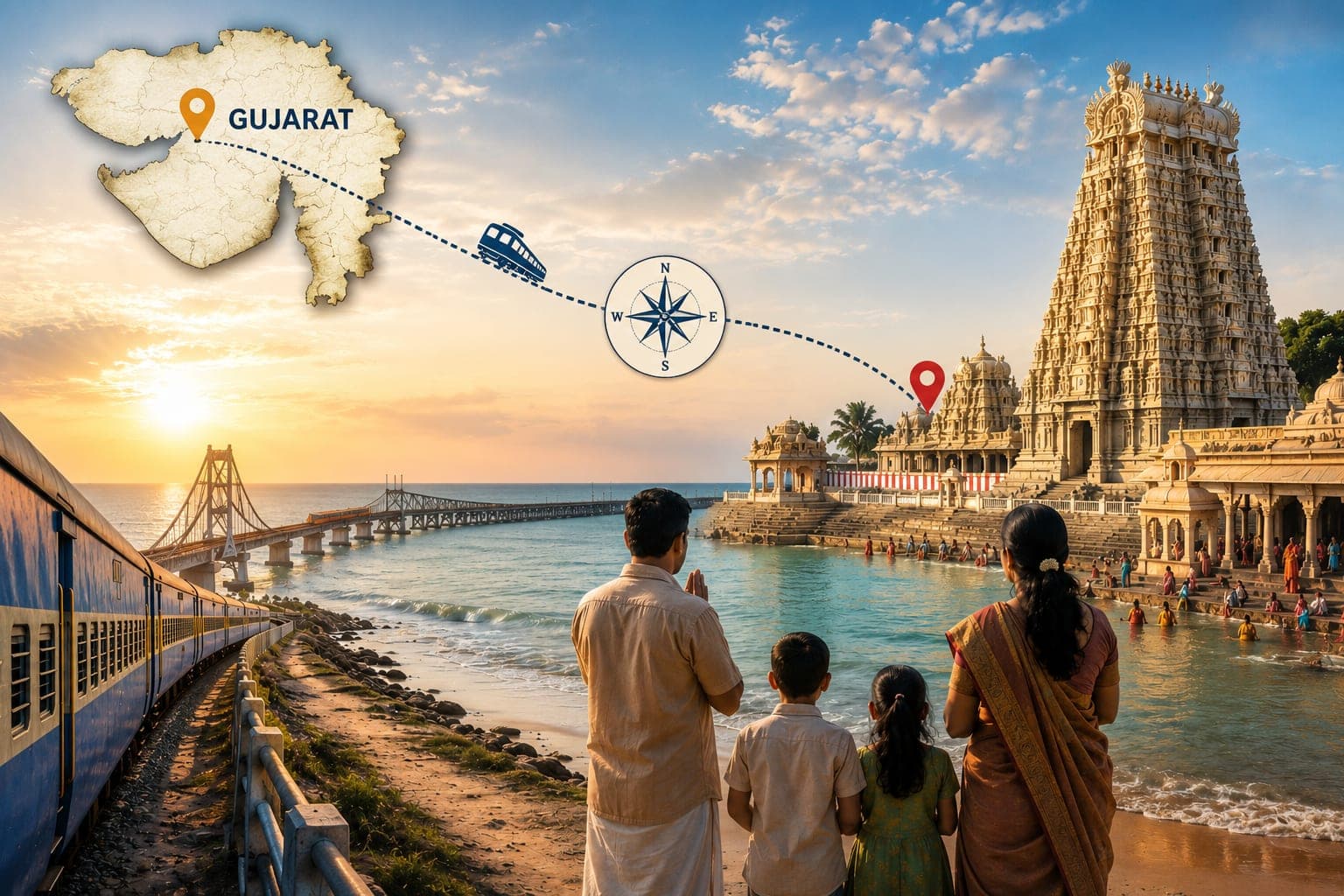 Rameshwaram Trip from Gujarat for a Journey Filled with Devotion and Tranquility - Travel Guide by Travel Murti